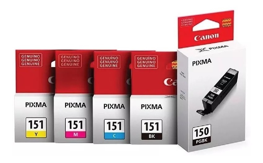 lona Cadena Desempacando Cartuchos Canon 150 - 151 - Toner y Tintas